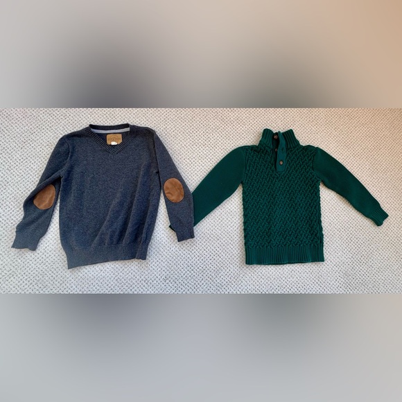 Hope and Henry Other - Boys Hope and Henry - Gray and Green Sweater Set (XS)